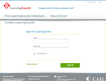 Tablet Screenshot of learningcountsportal.org